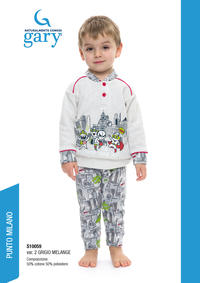 NEWBORN PAJAMAS S/L S10059 Tellini S.r.l. Wholesale Clothing